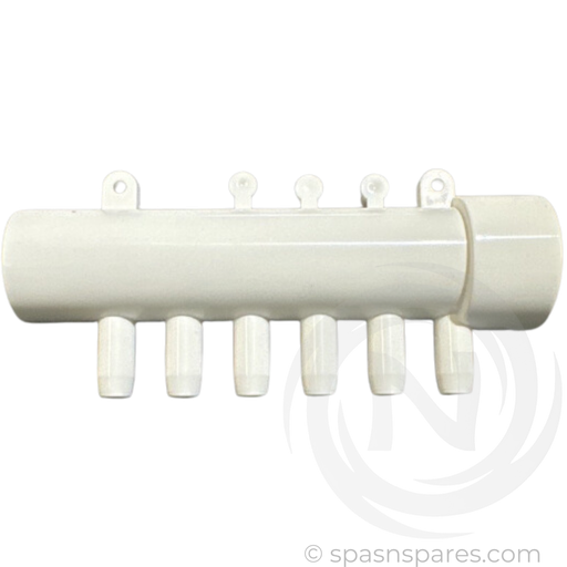 [PL-AR600] 1" X 3/8" Air Manifold (6pt)