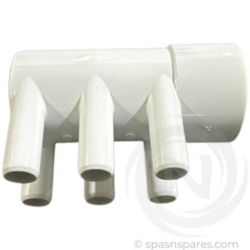 [PL-10513] 2" x 3/4" Manifold w/Cap (6PT)